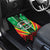 Personalised Burkina Faso Car Mats Coat Of Arms Bogolan Pattern