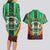 Personalised Burkina Faso Couples Matching Long Sleeve Bodycon Dress and Hawaiian Shirt Coat Of Arms Bogolan Pattern