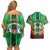 Personalised Burkina Faso Couples Matching Off Shoulder Short Dress and Hawaiian Shirt Coat Of Arms Bogolan Pattern