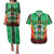 Personalised Burkina Faso Couples Matching Puletasi and Hawaiian Shirt Coat Of Arms Bogolan Pattern