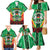 Personalised Burkina Faso Family Matching Mermaid Dress and Hawaiian Shirt Coat Of Arms Bogolan Pattern