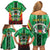 Personalised Burkina Faso Family Matching Off Shoulder Short Dress and Hawaiian Shirt Coat Of Arms Bogolan Pattern