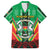 Personalised Burkina Faso Family Matching Off Shoulder Short Dress and Hawaiian Shirt Coat Of Arms Bogolan Pattern