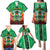 Personalised Burkina Faso Family Matching Puletasi and Hawaiian Shirt Coat Of Arms Bogolan Pattern