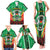 Personalised Burkina Faso Family Matching Tank Maxi Dress and Hawaiian Shirt Coat Of Arms Bogolan Pattern