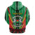 Personalised Burkina Faso Hoodie Coat Of Arms Bogolan Pattern