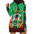 Personalised Burkina Faso Hoodie Dress Coat Of Arms Bogolan Pattern