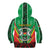 Personalised Burkina Faso Kid Hoodie Coat Of Arms Bogolan Pattern