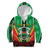 Personalised Burkina Faso Kid Hoodie Coat Of Arms Bogolan Pattern