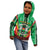 Personalised Burkina Faso Kid Hoodie Coat Of Arms Bogolan Pattern