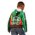 Personalised Burkina Faso Kid Hoodie Coat Of Arms Bogolan Pattern