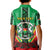 Personalised Burkina Faso Kid Polo Shirt Coat Of Arms Bogolan Pattern