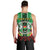 Personalised Burkina Faso Men Tank Top Coat Of Arms Bogolan Pattern