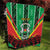 Personalised Burkina Faso Quilt Coat Of Arms Bogolan Pattern