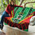 Personalised Burkina Faso Quilt Coat Of Arms Bogolan Pattern