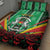 Personalised Burkina Faso Quilt Bed Set Coat Of Arms Bogolan Pattern