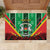 Personalised Burkina Faso Rubber Doormat Coat Of Arms Bogolan Pattern