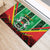 Personalised Burkina Faso Rubber Doormat Coat Of Arms Bogolan Pattern