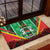 Personalised Burkina Faso Rubber Doormat Coat Of Arms Bogolan Pattern