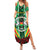 Personalised Burkina Faso Summer Maxi Dress Coat Of Arms Bogolan Pattern