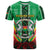 Personalised Burkina Faso T Shirt Coat Of Arms Bogolan Pattern