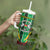 Personalised Burkina Faso Tumbler With Handle Coat Of Arms Bogolan Pattern