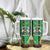 Personalised Burkina Faso Tumbler With Handle Coat Of Arms Bogolan Pattern