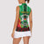 Personalised Burkina Faso Women Sleeveless Polo Shirt Coat Of Arms Bogolan Pattern