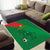 Custom Burkina Faso Football Area Rug Go Les Etalons