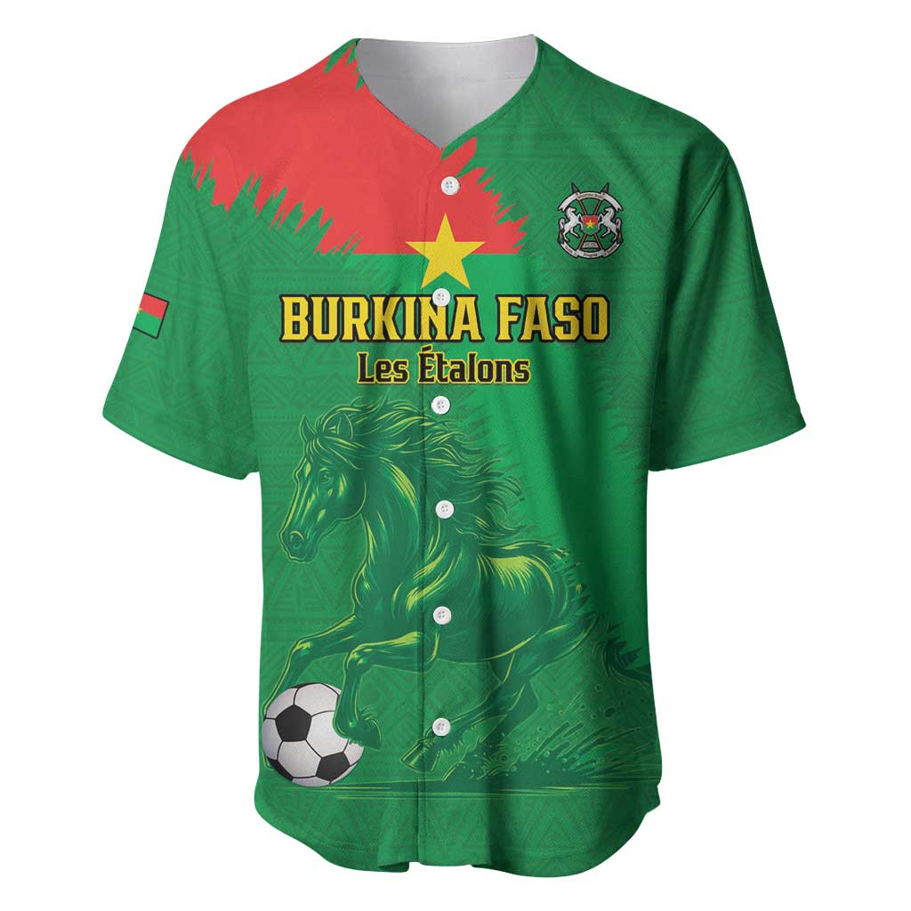 Custom Burkina Faso Football Baseball Jersey Go Les Etalons