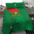 Custom Burkina Faso Football Bedding Set Go Les Etalons