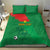 Custom Burkina Faso Football Bedding Set Go Les Etalons