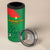 Custom Burkina Faso Football 4 in 1 Can Cooler Tumbler Go Les Etalons