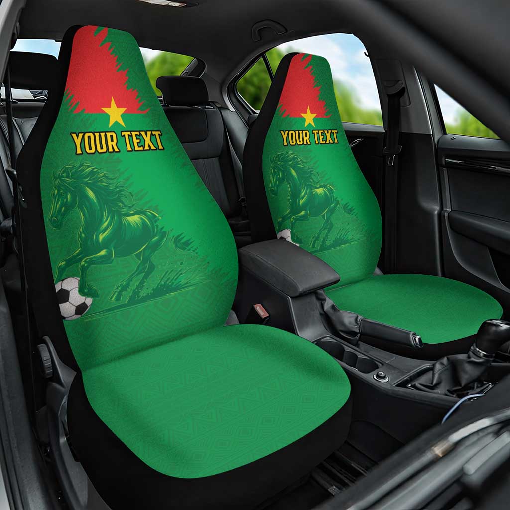 Custom Burkina Faso Football Car Seat Cover Go Les Etalons