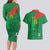 Custom Burkina Faso Football Couples Matching Long Sleeve Bodycon Dress and Hawaiian Shirt Go Les Etalons