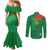 Custom Burkina Faso Football Couples Matching Mermaid Dress and Long Sleeve Button Shirt Go Les Etalons