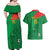 Custom Burkina Faso Football Couples Matching Off Shoulder Maxi Dress and Hawaiian Shirt Go Les Etalons