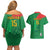 Custom Burkina Faso Football Couples Matching Off Shoulder Short Dress and Hawaiian Shirt Go Les Etalons