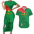 Custom Burkina Faso Football Couples Matching Short Sleeve Bodycon Dress and Hawaiian Shirt Go Les Etalons