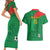 Custom Burkina Faso Football Couples Matching Short Sleeve Bodycon Dress and Hawaiian Shirt Go Les Etalons