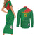 Custom Burkina Faso Football Couples Matching Short Sleeve Bodycon Dress and Long Sleeve Button Shirt Go Les Etalons