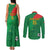 Custom Burkina Faso Football Couples Matching Tank Maxi Dress and Long Sleeve Button Shirt Go Les Etalons