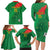 Custom Burkina Faso Football Family Matching Long Sleeve Bodycon Dress and Hawaiian Shirt Go Les Etalons