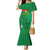 Custom Burkina Faso Football Family Matching Mermaid Dress and Hawaiian Shirt Go Les Etalons