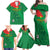 Custom Burkina Faso Football Family Matching Off Shoulder Maxi Dress and Hawaiian Shirt Go Les Etalons