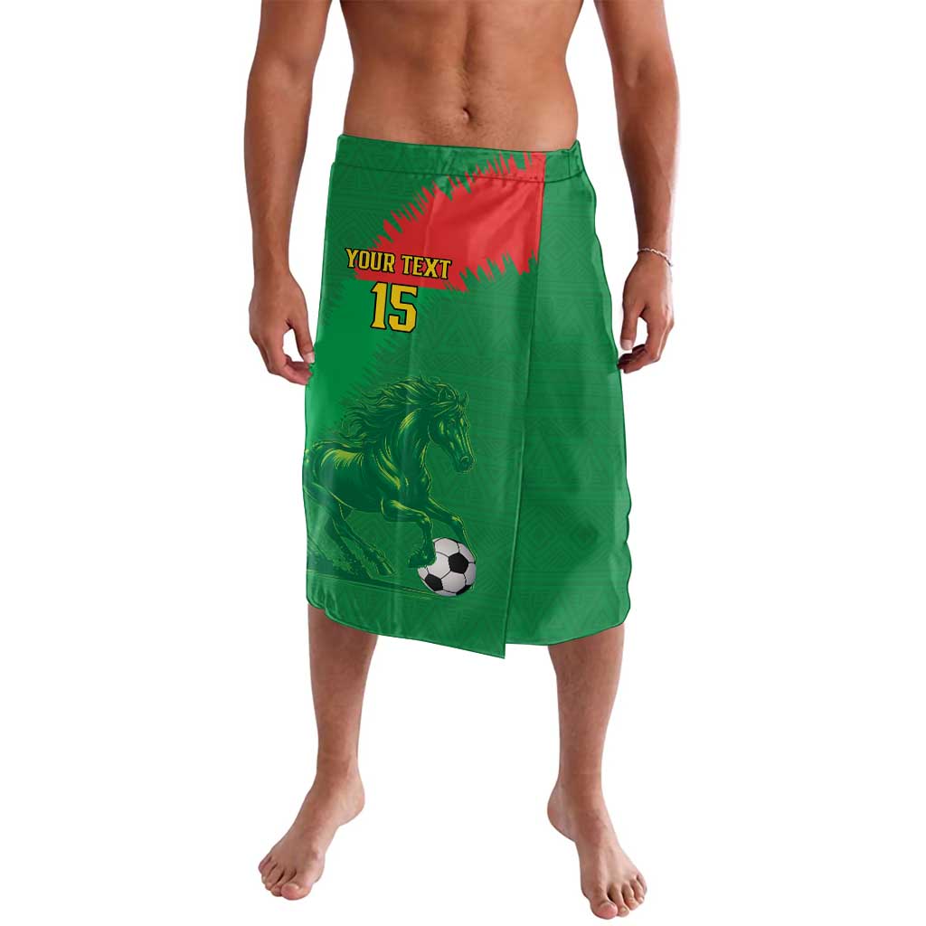 Custom Burkina Faso Football Lavalava Go Les Etalons