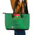 Custom Burkina Faso Football Leather Tote Bag Go Les Etalons