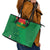 Custom Burkina Faso Football Leather Tote Bag Go Les Etalons