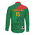 Custom Burkina Faso Football Long Sleeve Button Shirt Go Les Etalons