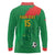 Custom Burkina Faso Football Long Sleeve Polo Shirt Go Les Etalons